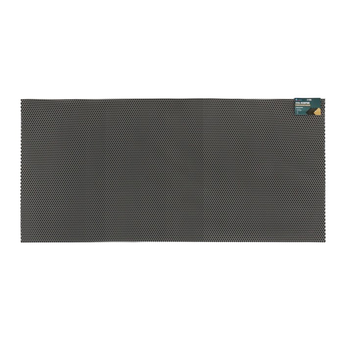 фото Коврик eva универсальный grand caratt, соты 140 х 66 см, серый