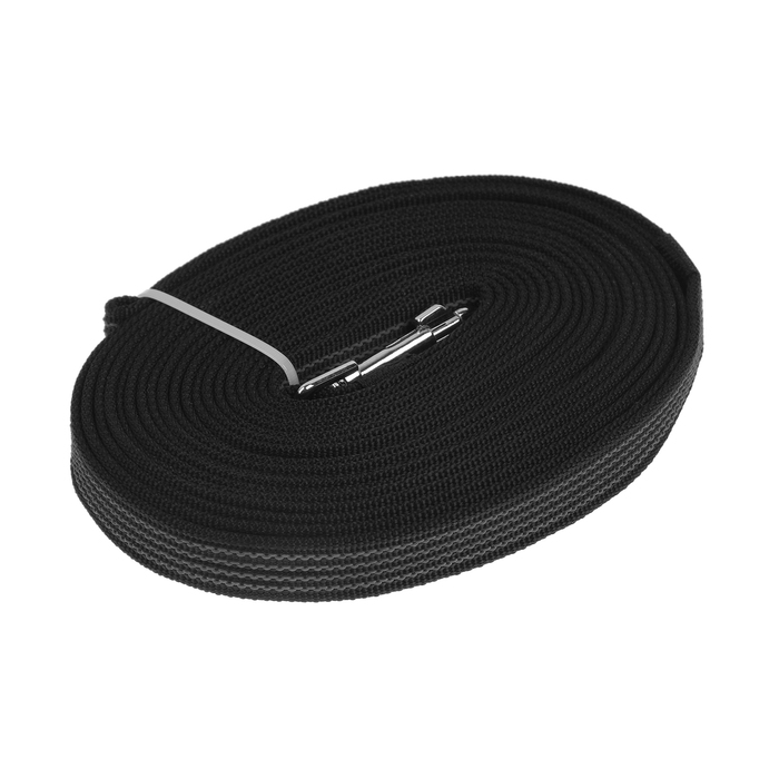 Корда из прорезиненной стропы с усиленным карабином, 8 м, черный
Корда из прорезиненной стропы с усиленным карабином, 8 м, черный