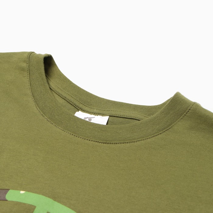 фото Футболка мужская break rules, цвет хаки, размер 48 текстиль центр