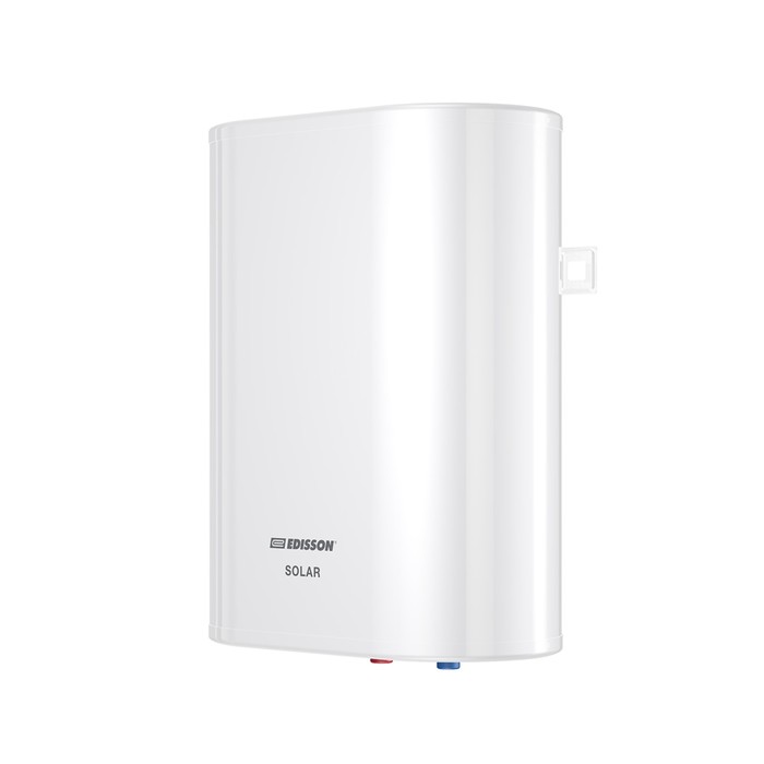 фото Водонагреватель edisson solar 30 v, накопительный, 2000 вт, 30 л, белый