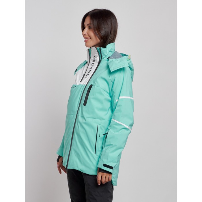 фото Куртка горнолыжная женская, размер 46, цвет бирюзовый mtforce
