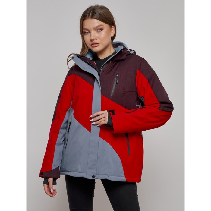 фото Куртка горнолыжная женская, размер 56, цвет красный mtforce