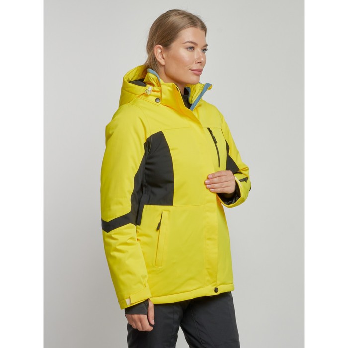 фото Куртка горнолыжная женская, размер 46, цвет жёлтый mtforce
