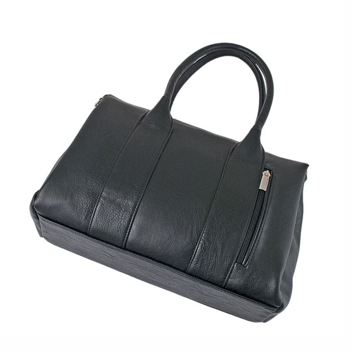 фото Сумка женская (в2683-00140) искусственная кожа + замша, черный, 1х210х31 см bagsland