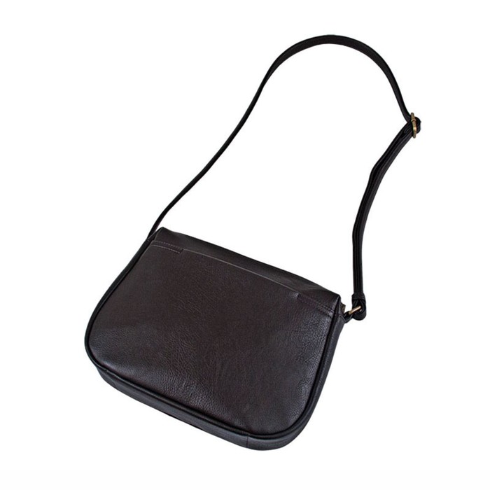 фото Сумка женская (в2726-01140) искусственная кожа + замша, коричневый, 1х210х21 см bagsland