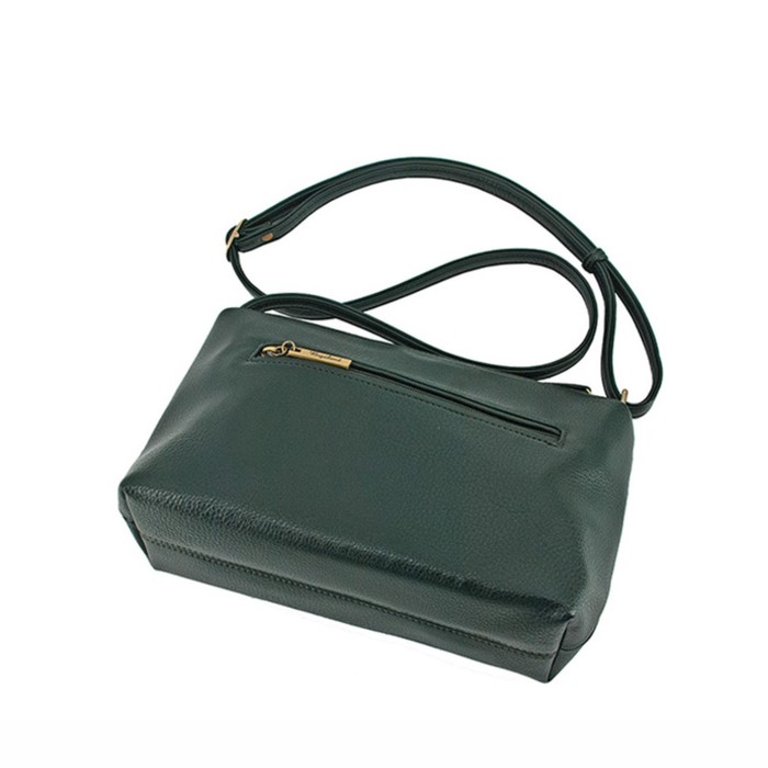 фото Сумка женская (в2736-04110) искусственная кожа, зеленый, 1х210х25 см bagsland