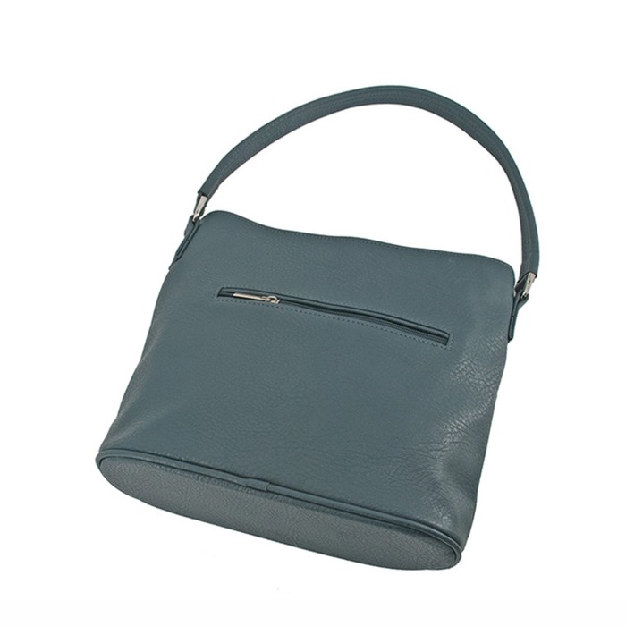 фото Сумка женская (в2755-05141) искусственная кожа + замша, серый, 1х210х25 см bagsland