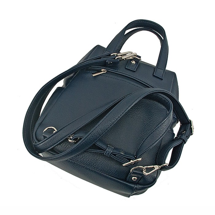 фото Сумка женская (в2760-03140) искусственная кожа + замша, синий, 1х210х18 см bagsland