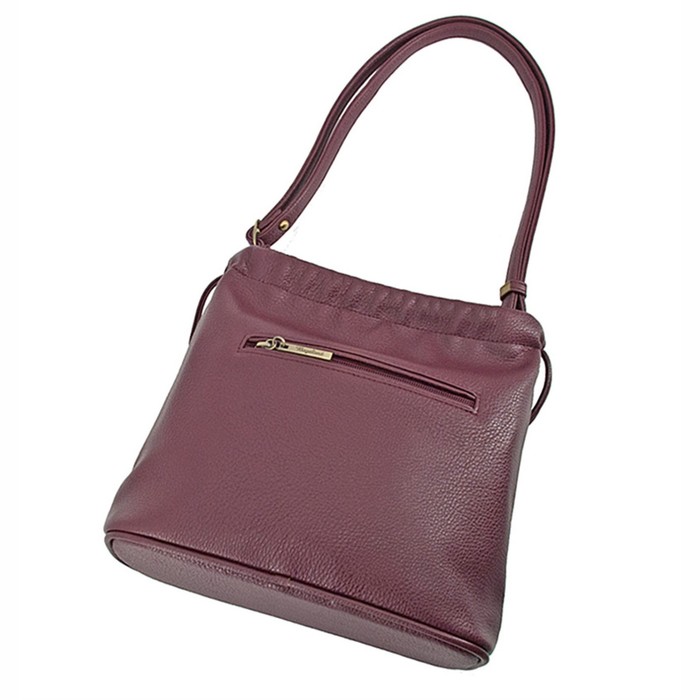 фото Сумка женская (в2769-07140) искусственная кожа + замша, бордовый, 1х210х25 см bagsland