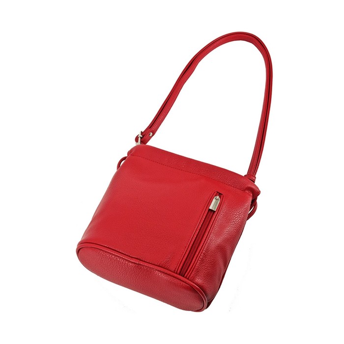 фото Сумка женская (в2802-77140) искусственная кожа + замша, красный, 1х210х19 см bagsland