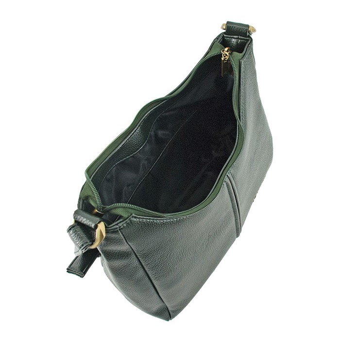 фото Сумка женская (в2805-04110) искусственная кожа + замша, зеленый, 1х210х30 см bagsland