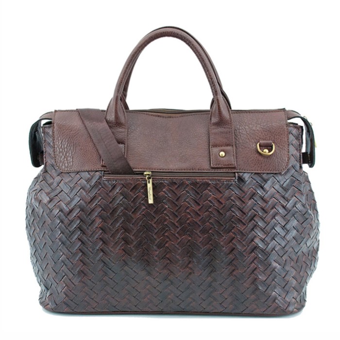 фото Сумка дорожная (в2783-01112) искусственная кожа, коричневый, 1х730х43 см bagsland