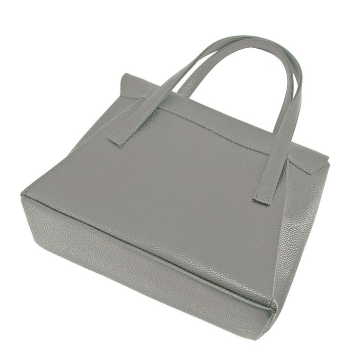 фото Сумка женская (в2832-05140) натуральная кожа, серый, 1х210х31 см bagsland
