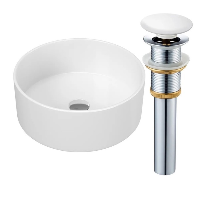 фото Тумба "вудлайн 65" подвесная, железный камень с раковиной "palla d41" 45 х 65 х 54 см runo