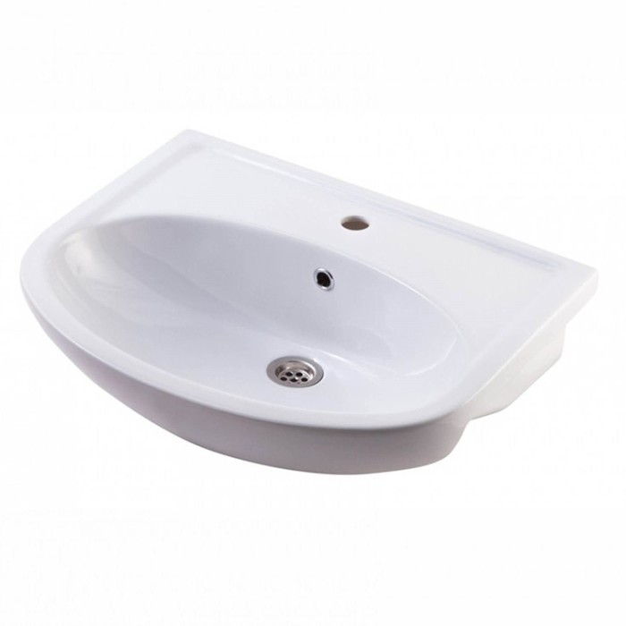 фото Тумба для ванной комнаты "эко 60" камень с раковиной "уют 60" 47 х 61 х 80 см runo