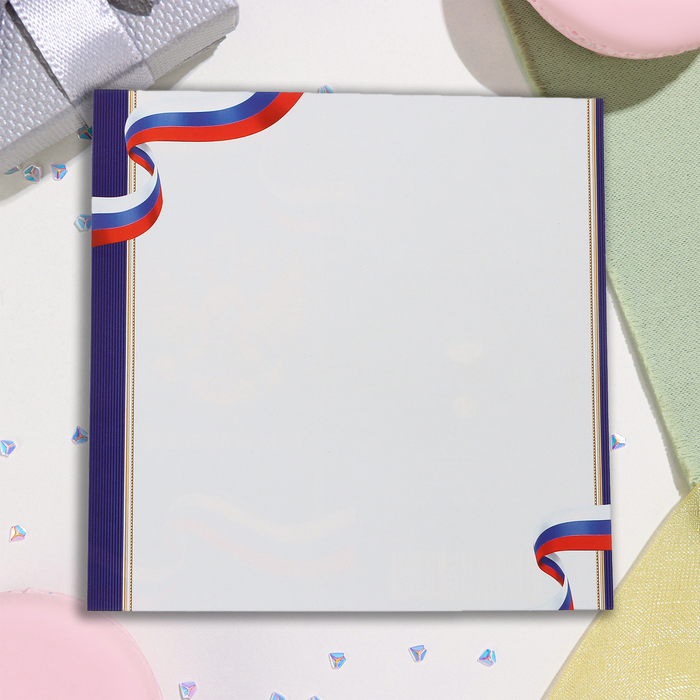 фото Открытка-евро "поздравляем!" тиснение, конгрев, герб, флаг, 12,5х19,4 см мир открыток