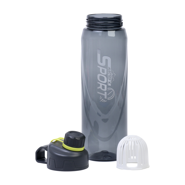 фото Бутылка для воды sport, 1 л, черная мастер к