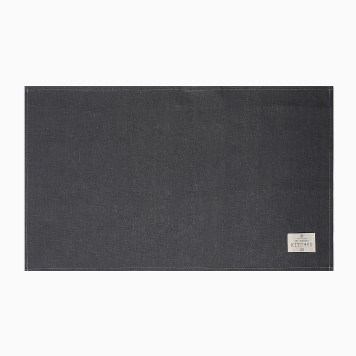 фото Полотенце этель eco grey 40х70см, 100% лён, 245 г/м2