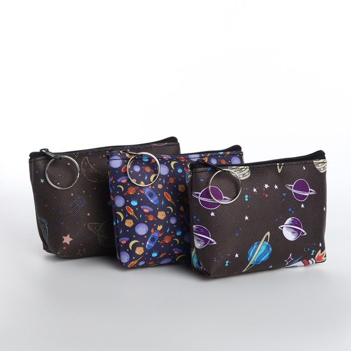 фото Косметичка на молнии, цвет микс