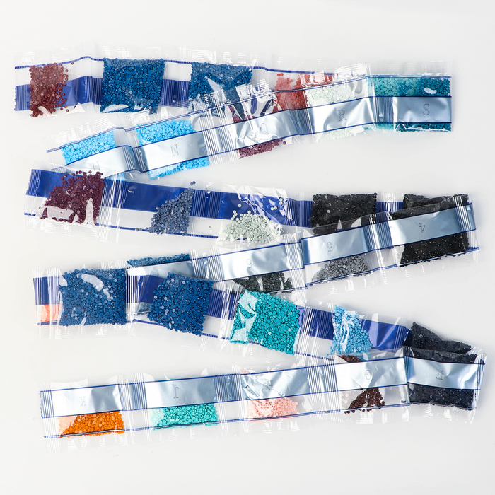 фото Алмазная вышивка полное заполнение "сказочный замок", на раме, 40*50 см школа талантов