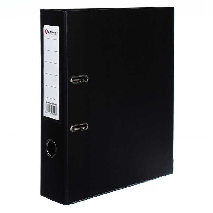 Папка-регистратор А4, 75 мм, Lamark, ПВХ, двухстороннее покрытие, металлическая окантовка, карман на корешок, собранная, черный/черный
Папка-регистратор А4, 75 мм, Lamark, ПВХ, двухстороннее покрытие, металлическая окантовка, карман на корешок, собранная, черный/черный