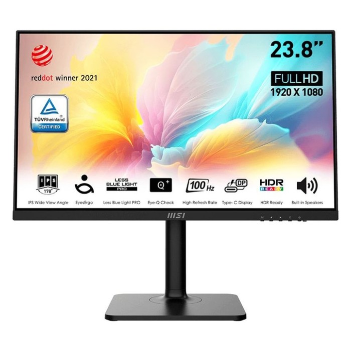 Монитор MSI 23.8" Modern MD2412P черный IPS LED 1ms 16:9 HDMI M/M матовая HAS Piv 300cd 178 103390
Монитор MSI 23.8" Modern MD2412P черный IPS LED 1ms 16:9 HDMI M/M матовая HAS Piv 300cd 178 103390