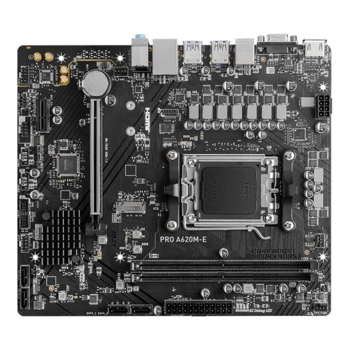 Материнская плата MSI PRO A620M-E SocketAM5 AMD A620 2xDDR5 mATX AC`97 8ch(7.1) GbLAN RAID+ 103396
Материнская плата MSI PRO A620M-E SocketAM5 AMD A620 2xDDR5 mATX AC`97 8ch(7.1) GbLAN RAID+ 103396