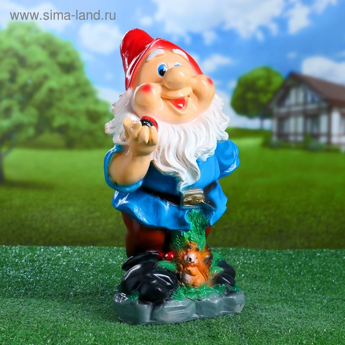 Садовая фигура "Гном с лопаткой" 19х26х39см
Садовая фигура "Гном с лопаткой" 19х26х39см