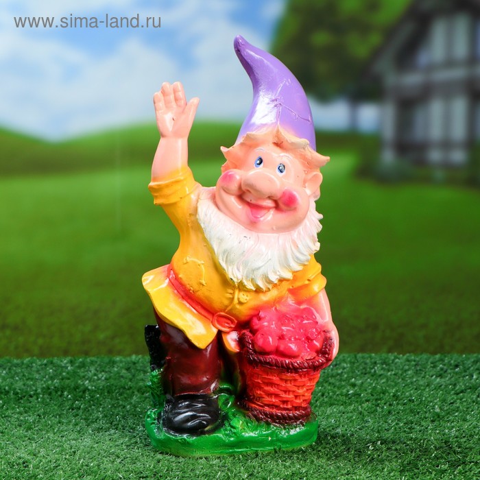 Садовая фигура "Гном-правая рука вверх" 10х13х30см МИКС
Садовая фигура "Гном-правая рука вверх" 10х13х30см МИКС
