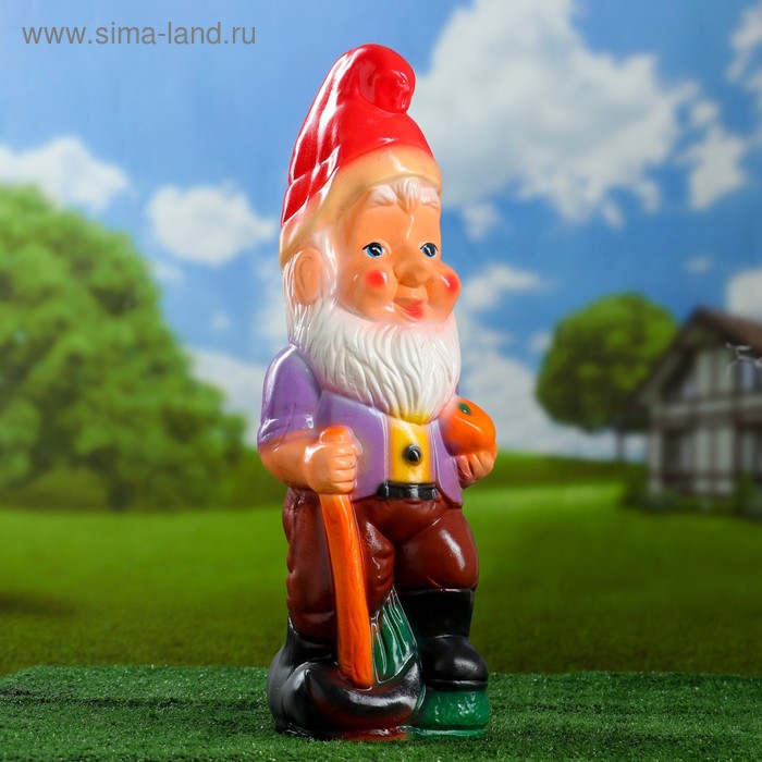 Садовая фигура "Гном с посохом" 13х17х50см
Садовая фигура "Гном с посохом" 13х17х50см