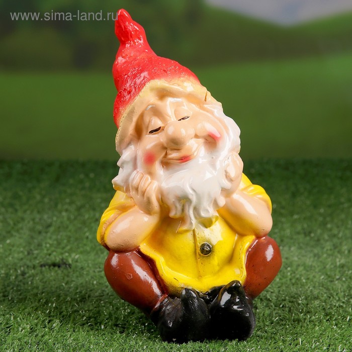 Садовая фигура "Гном сидячий" 12х16х22см МИКС
Садовая фигура "Гном сидячий" 12х16х22см МИКС