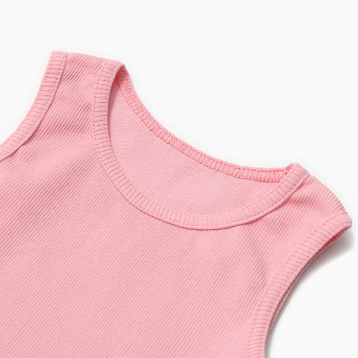 фото Топ для девочки minaku, цвет розовый, рост 140см