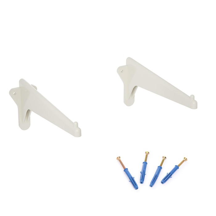 фото Кронштейн пластиковый, для раковины, белый