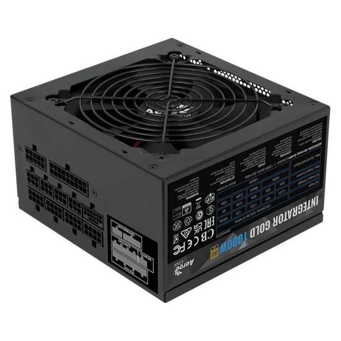 Блок питания Aerocool ATX 1000W Integrator Gold Gen.5 80+ gold (20+4pin) APFC 120mm fan LED 103394
Блок питания Aerocool ATX 1000W Integrator Gold Gen.5 80+ gold (20+4pin) APFC 120mm fan LED 103394