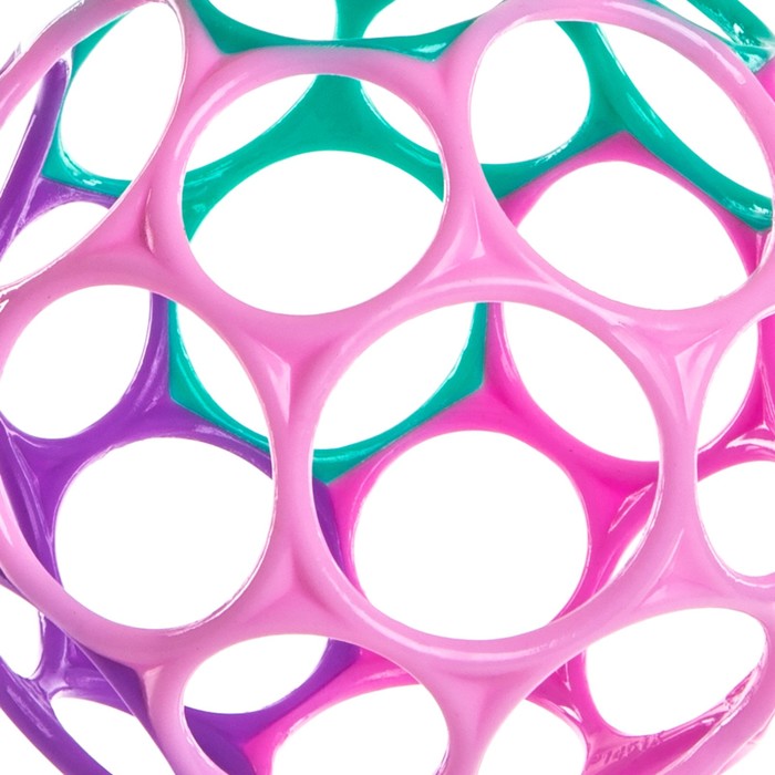 фото Развивающая игрушка bright starts, мяч oball, цвет розовый, сиреневый