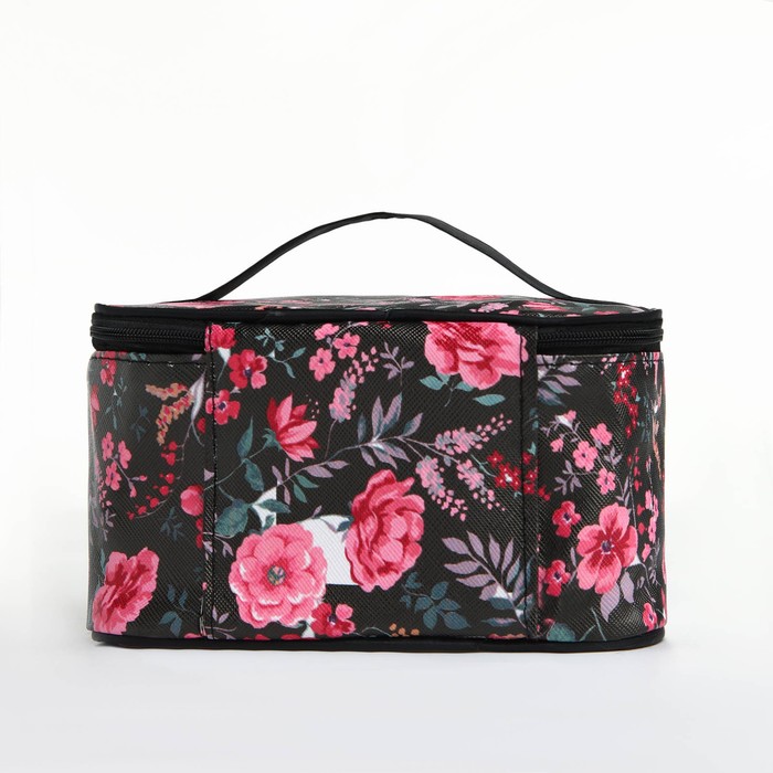 фото Косметичка на молнии, цвет чёрный