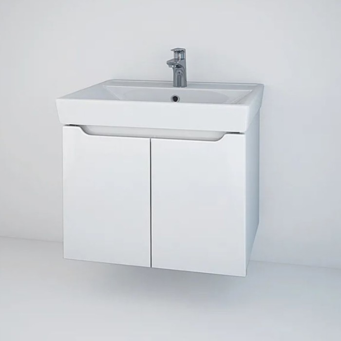 фото Тумба палермо 60 с раковиной como 60, подвесная, 2 двери, 44 х 57 х 71,5 см, ат60-567