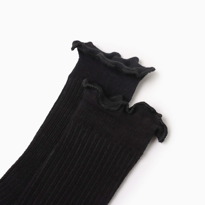 фото Гольфы детские 2 пары крошка я basic line, 12-14 см, розовый/черный