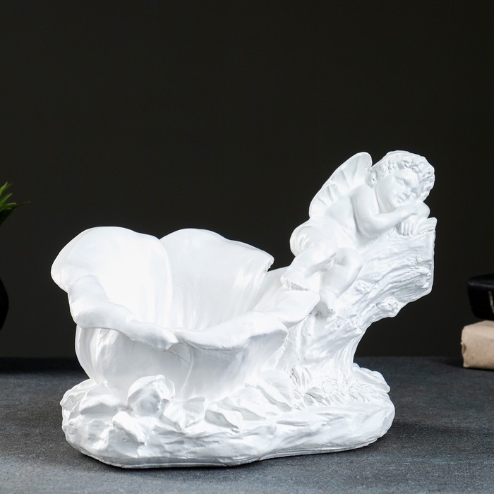 Фигурное кашпо "Эльф с цветком" белый, 17х21х29см
Фигурное кашпо "Эльф с цветком" белый, 17х21х29см