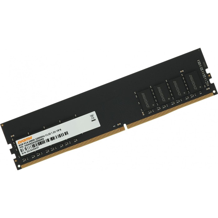 Модуль памяти DDR4 8Gb 3200MHz DGMAD43200008S RTL PC4-25600 CL22 DIMM 288-pin 1.2В single rank
Модуль памяти DDR4 8Gb 3200MHz DGMAD43200008S RTL PC4-25600 CL22 DIMM 288-pin 1.2В single rank
