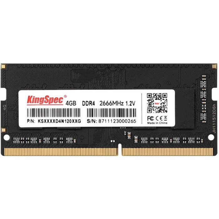 Модуль памяти DDR4 4Gb 2666MHz KS2666D4N12004G RTL PC4-21300 SO-DIMM 260-pin 1.35В
Модуль памяти DDR4 4Gb 2666MHz KS2666D4N12004G RTL PC4-21300 SO-DIMM 260-pin 1.35В