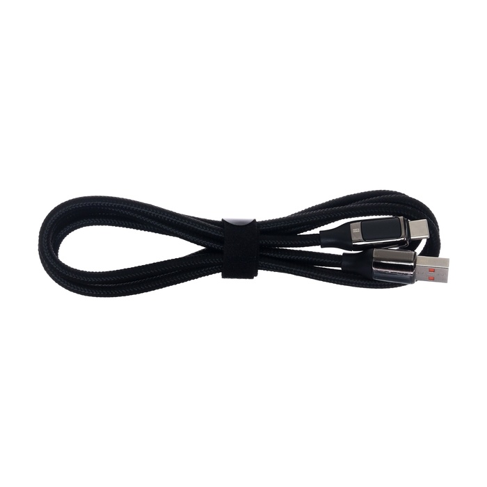 Кабель USAMS US-SJ544 U78,USB-TypeC, 6A,1.2м, дисплей, быстрая зарядка, нейлоновая оплетка
Кабель USAMS US-SJ544 U78,USB-TypeC, 6A,1.2м, дисплей, быстрая зарядка, нейлоновая оплетка