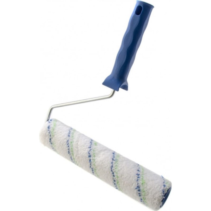 фото Валик сибртех 80193, полиэстер, d=36 мм, рукоятка d=6 мм, ворс 12 мм, 250 мм