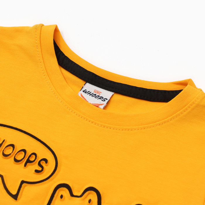 фото Лонгслив для мальчика, цвет жёлтый, рост 80 см bebus