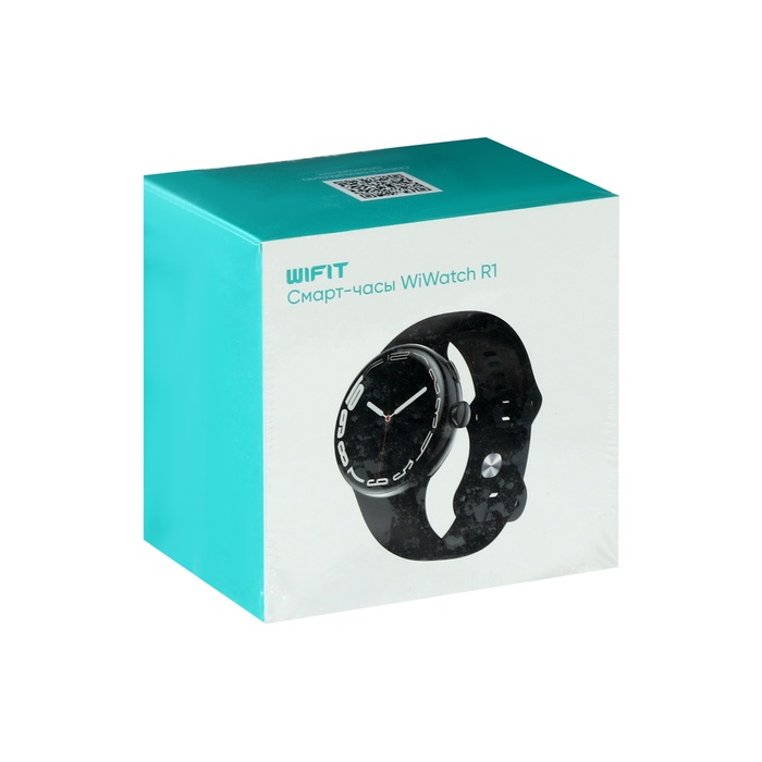 фото Смарт-часы wifit wiwatch r1, 1.3", amoled, ip68,gps, контроль чсс, 21 режим фитнеса, черные