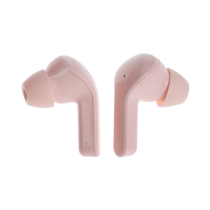 фото Наушники беспроводные air31, tws, вакуумные, bt 5.0, 45/230 мач, прозрачные, розовые