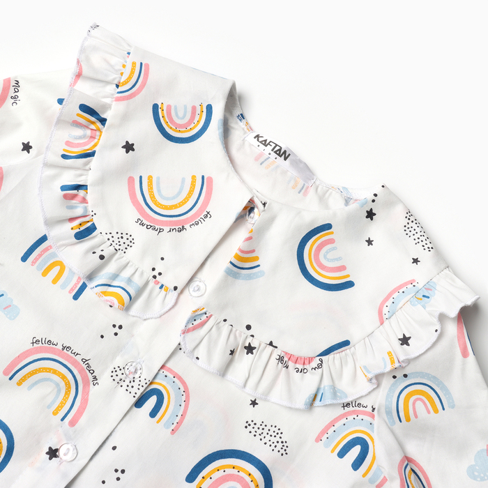 фото Рубашка детская kaftan "радуга", р. 36 (134-140)