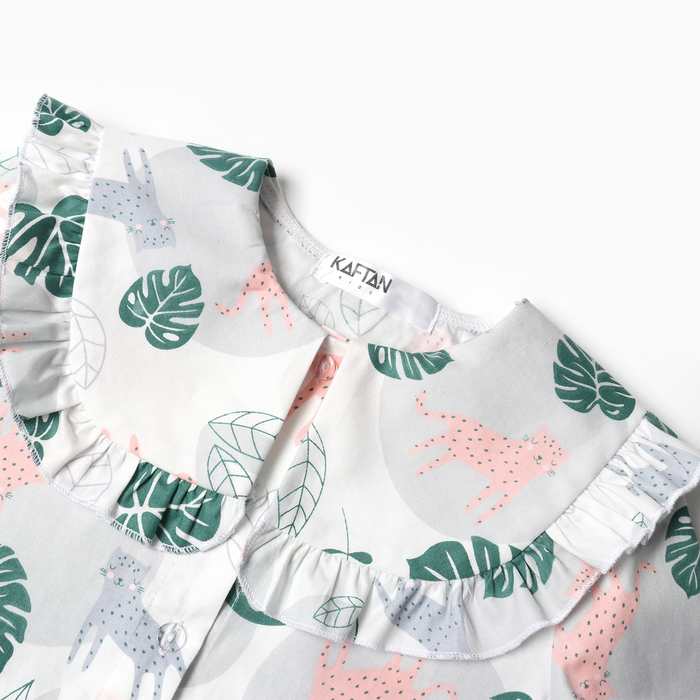 фото Рубашка детская kaftan "леопард", р. 36 (134-140)