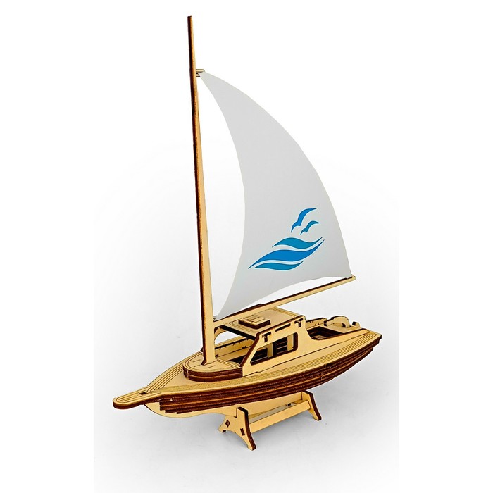 фото Сборная модель «парусная лодка» альтаир