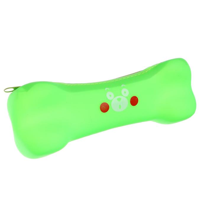 Пенал школьный "Кость" на молнии, силиконовый, салатовый
Пенал школьный "Кость" на молнии, силиконовый, салатовый